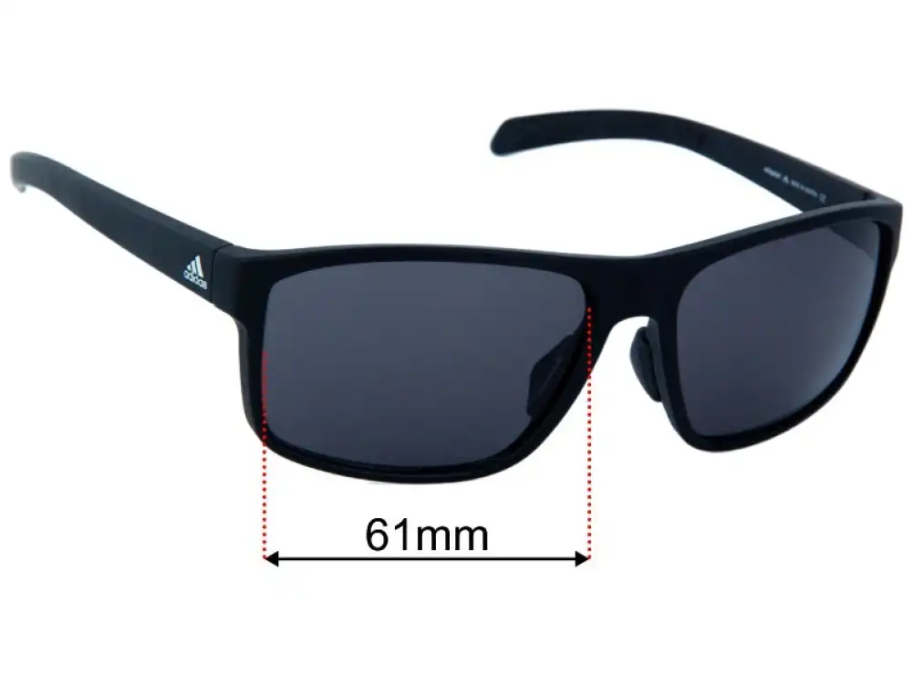 Adidas A423 Whipstart 61mm Replacement Lenses